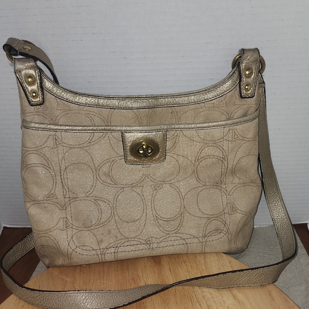 Gold Coach Women's Bag